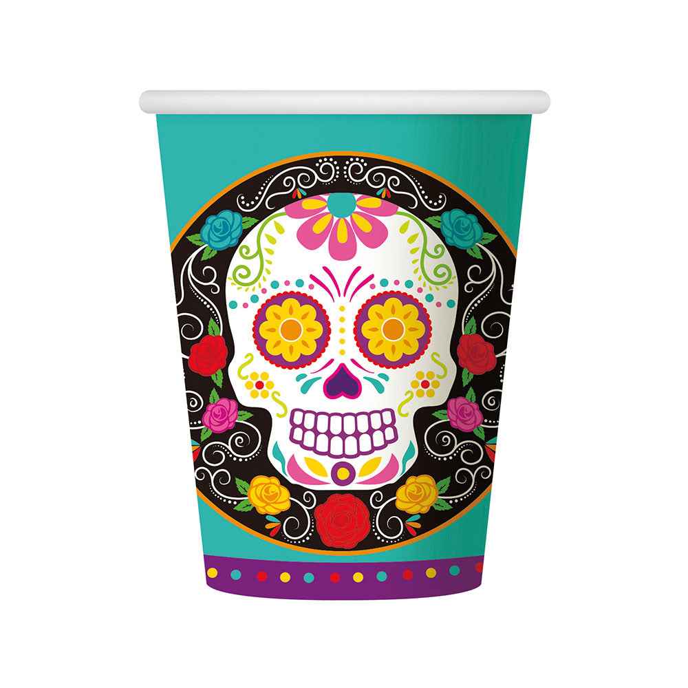 Set 6 Vasos Papel Catrina 270Cc | Big Party